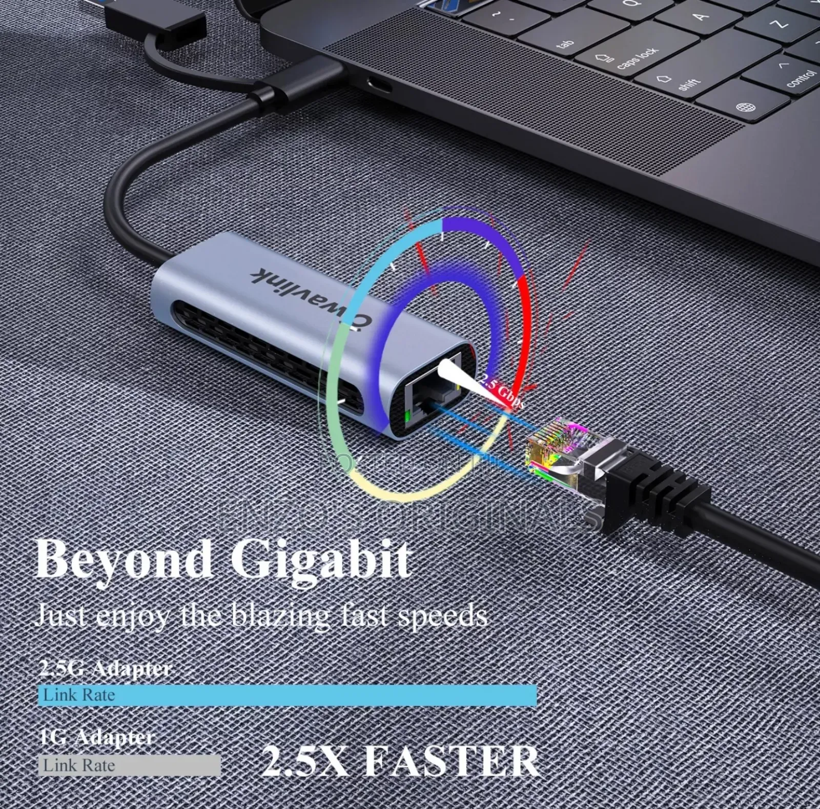 Usb-c To 2.5g Gigabit Ethernet Adapter Rj45 Lan Network Port