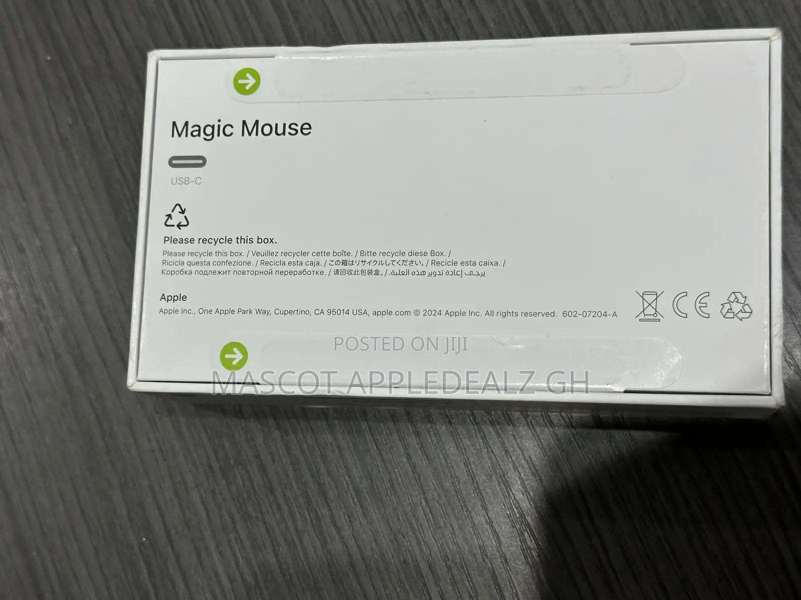 Apple Magic Mouse (Usb‐C) - White Multi-Touch Surface