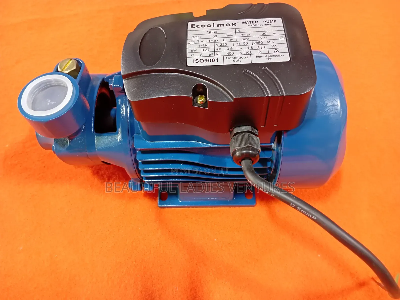 Ecoolmax Bq60 Water Pump 0.5hp Water Pump