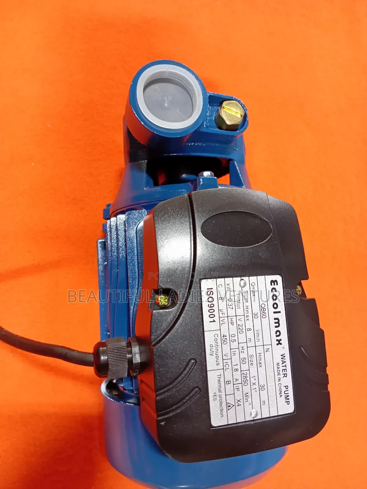 Ecoolmax 0.5hp Surface Water Pump Electric