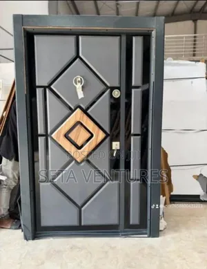 Gray One and Half Heavy Security Door