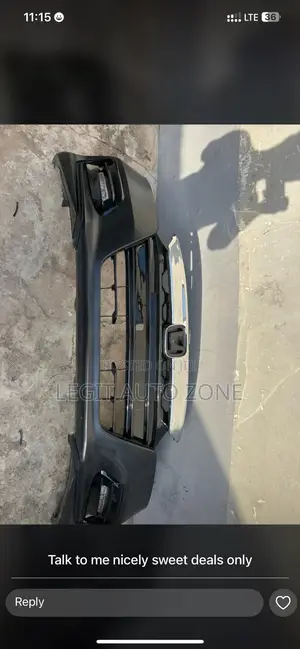 Honda Accord 2018,2019,2020, Front Bumper Complete