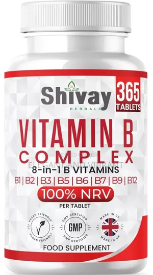 Vitamin B Complex 365, B1 B2 B3 B5 B6 B12 Folic Acid, Biotin