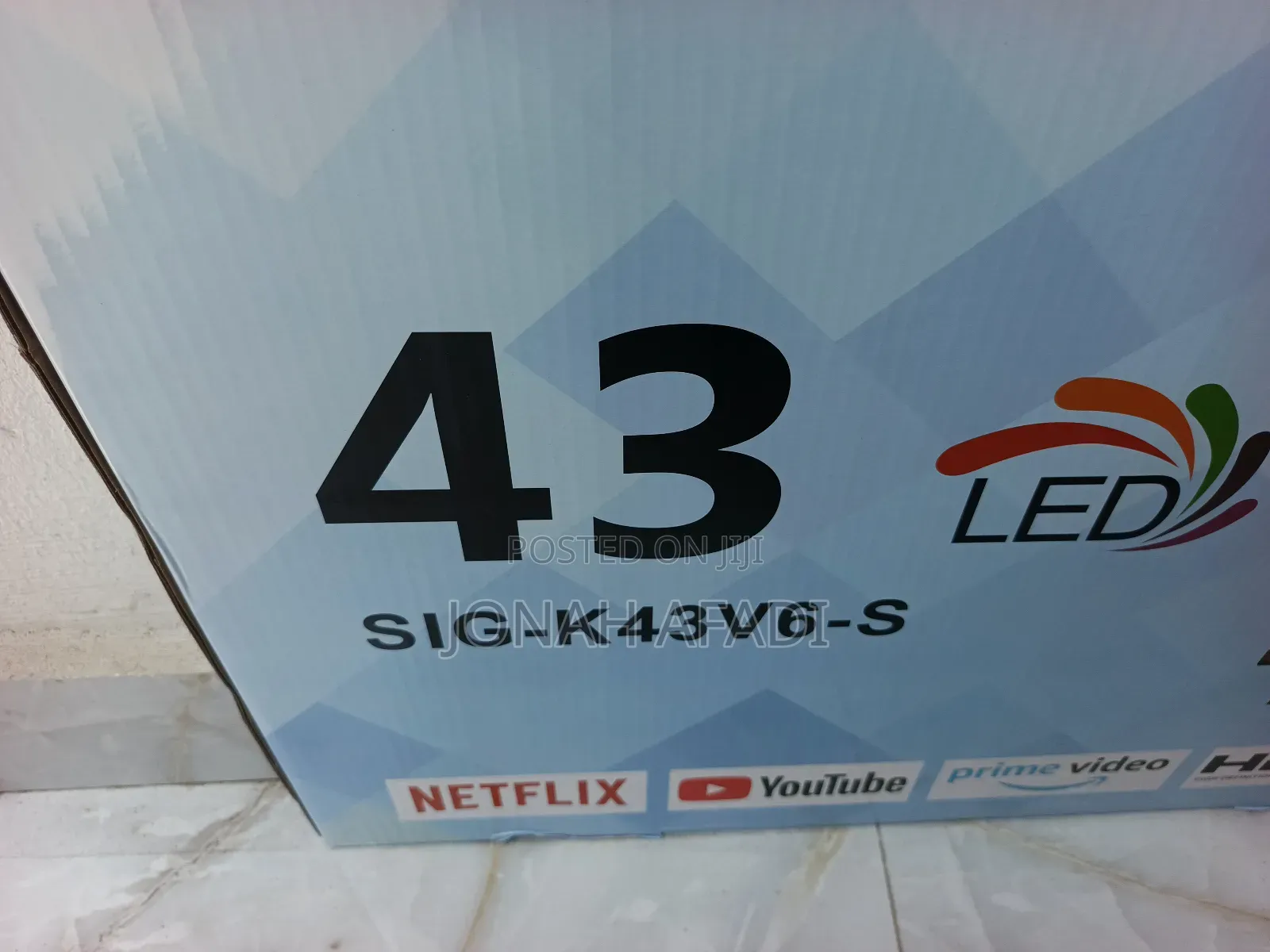 Sigma 43′′ Android Smart Frameless Led Tv| Youtube, Netflix