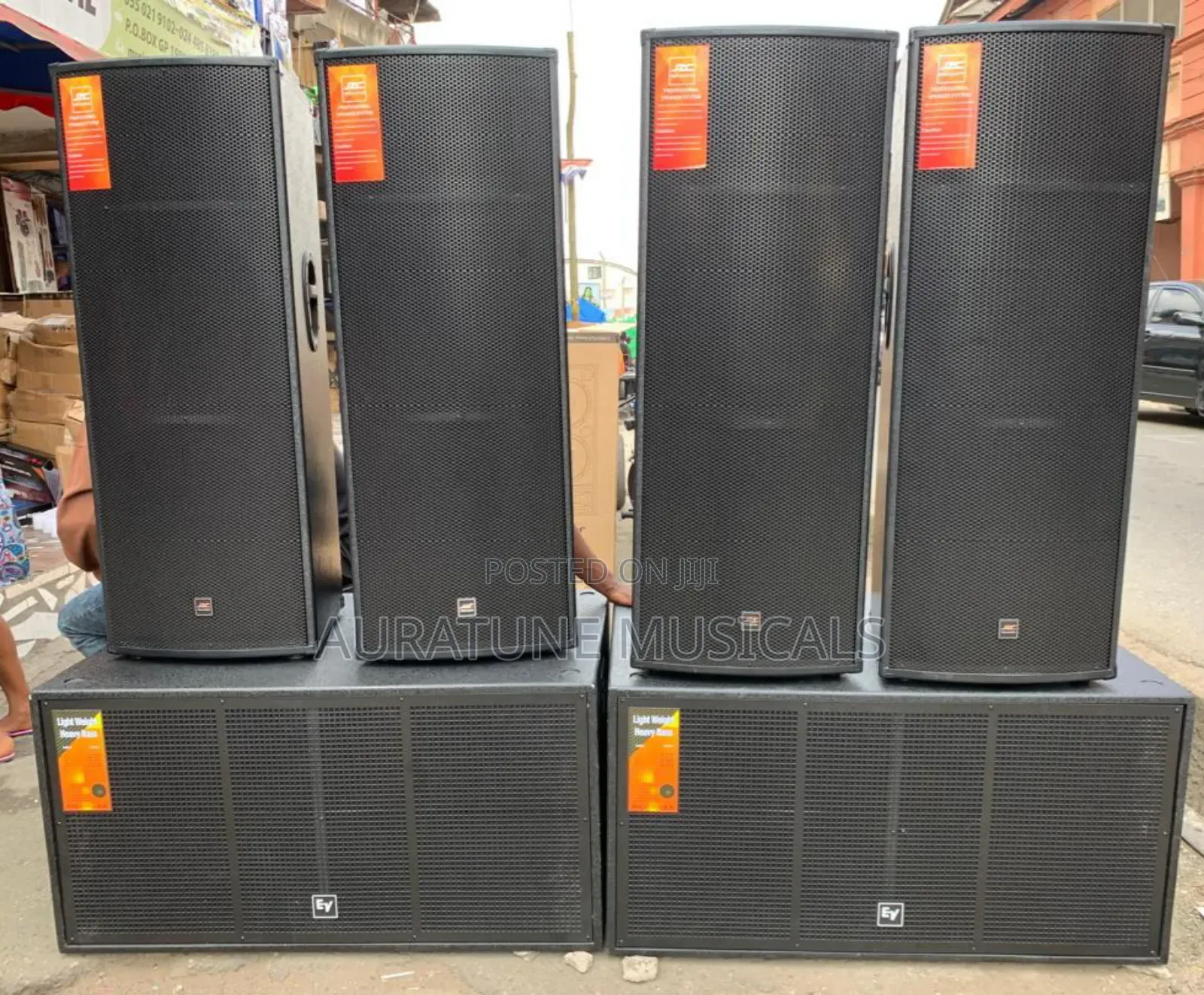 Jac Full Range and Double Bass Full Setup