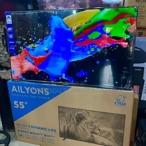 Ailyons 55" Uhd 4k Smart Android Frameless| Voice-control| Led Tv|2025