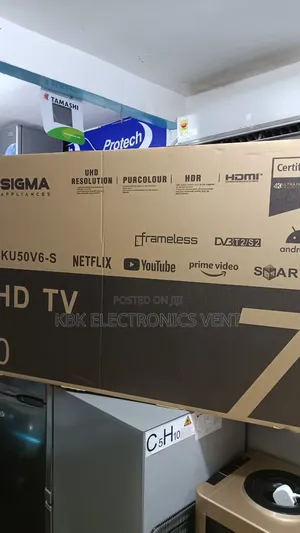Sigma 50" Flameless Smart Uhd Satellite Led Tv