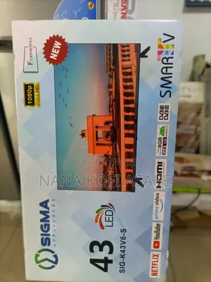 Sigma 43 Inches Tv Smart Android 14 Frameless