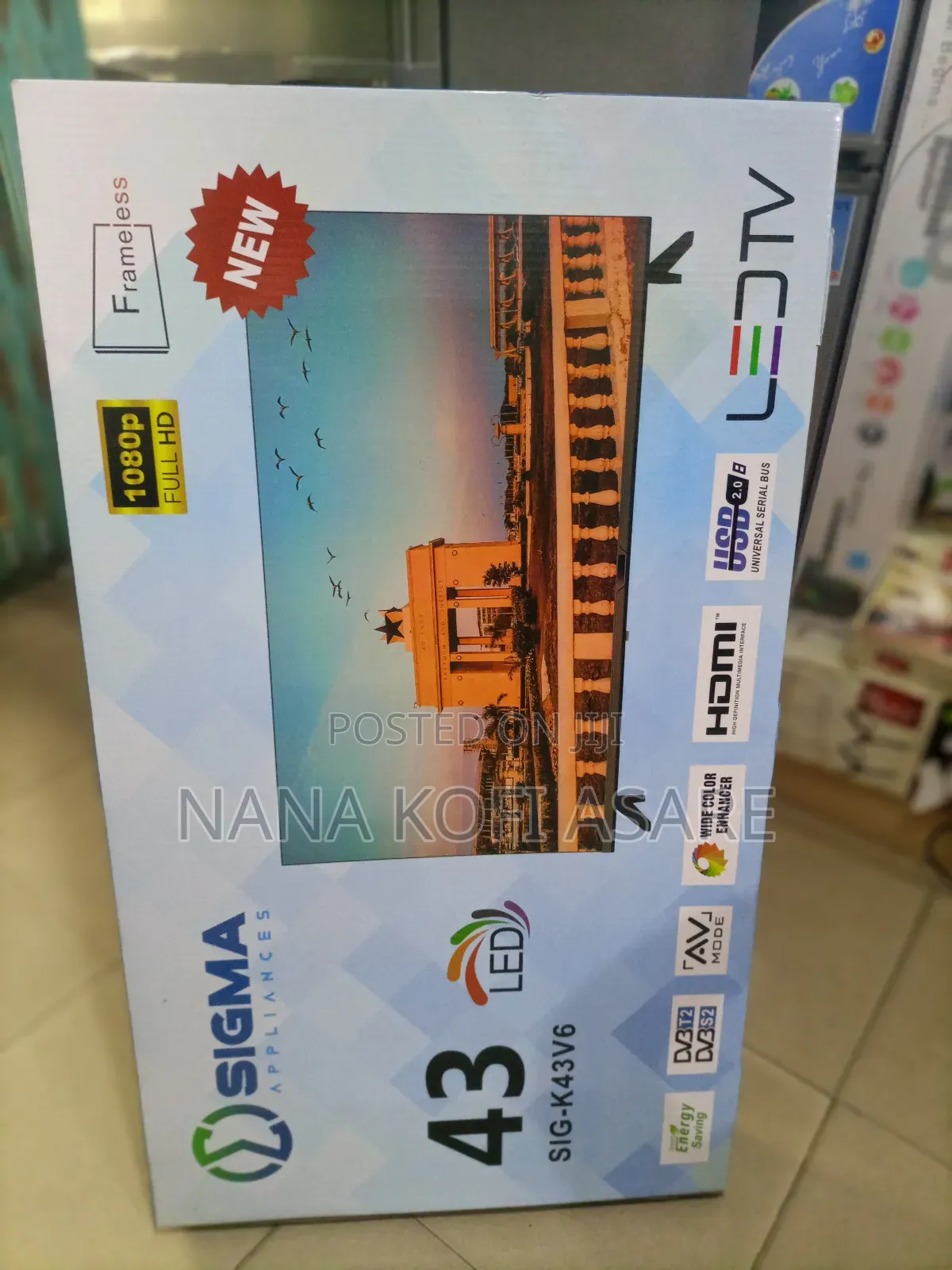 Sigma 43inch Digital Satellite Tv Frameless