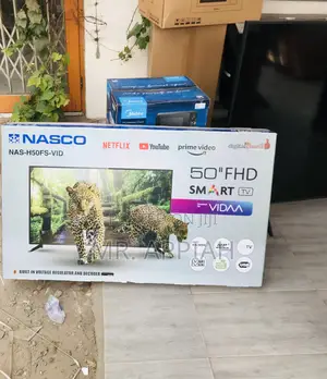 Premium Design Nasco 50 Inch FHD Smart Android Tv.