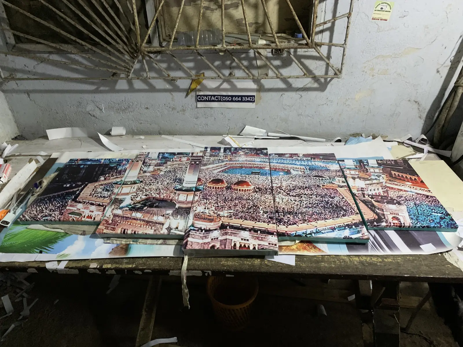 Islamic Wall Arts Canvas 3d Panels Frames Hd Ka'bah