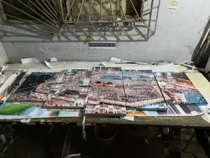 Islamic Wall Arts Canvas 3d Panels Frames Hd Ka'bah
