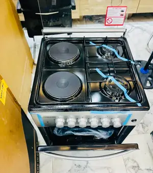 Efficiency Gas Flow Ferre 2 Electric 2 Gas Oven+Grill Cooker