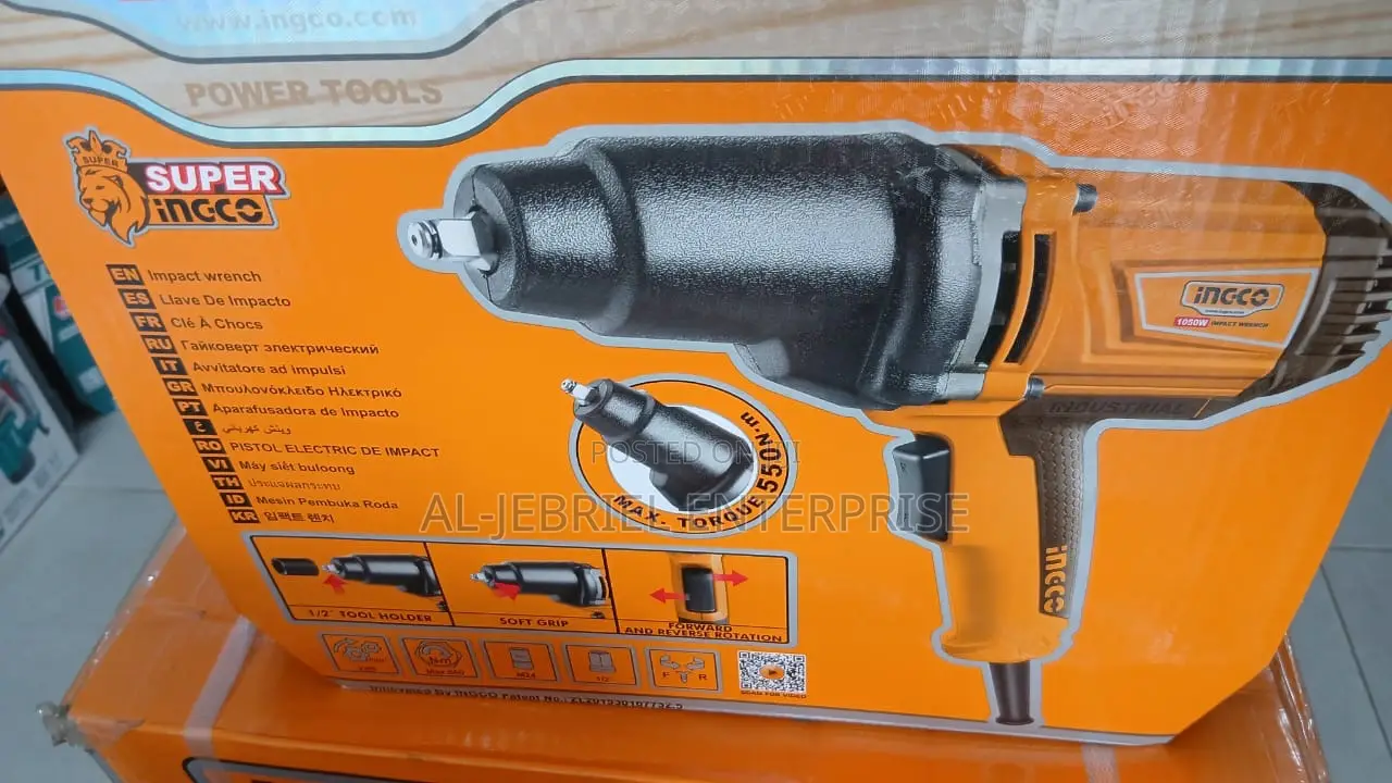 Ingco Impact Wrench 1050w Max Torque 550nm