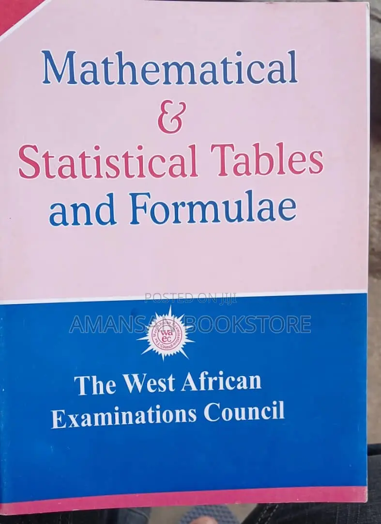 Mathematical and Statistical Tables and Formulae