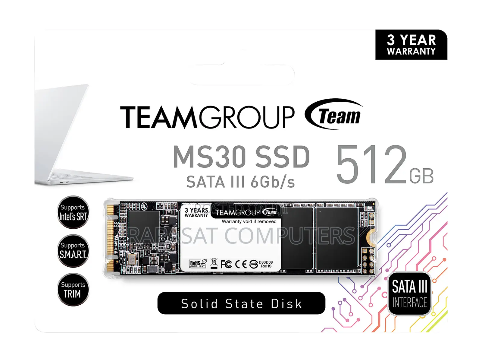 Teamgroup 512gb Ms30 M.2 2280 Sata Iii TLC Internal SSD