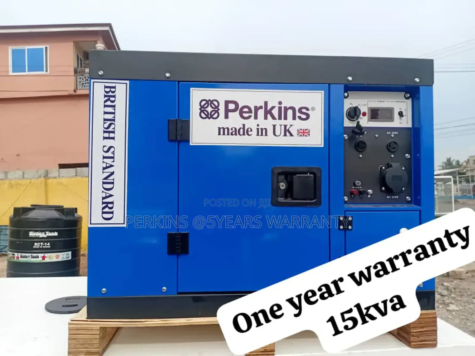 Prestigious 15kva Diesel Silent Perkins Genset Perkins Uk