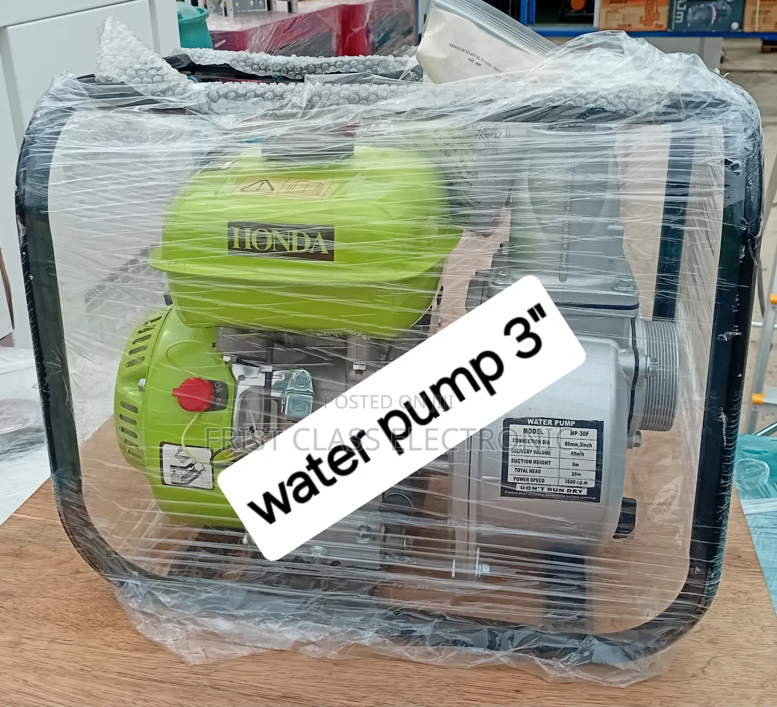 Energetic 3 Inches Green Honda Water Pump
