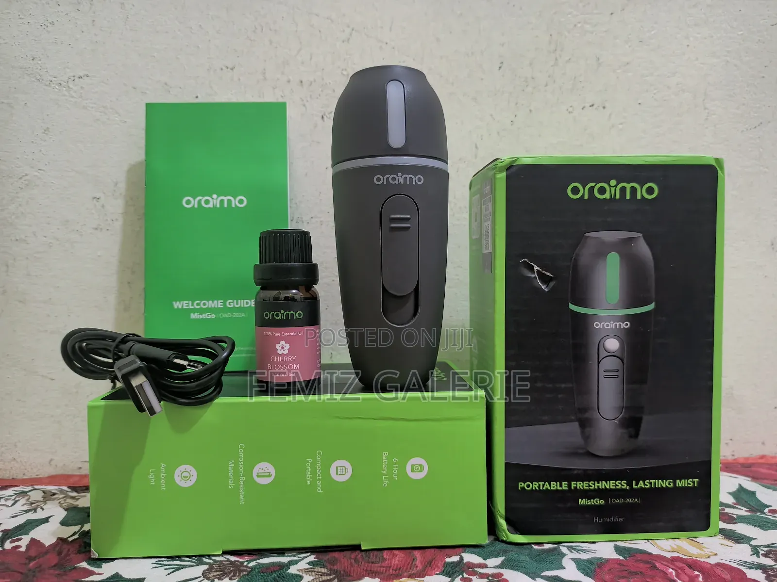 Oraimo Mist Go Portable Aroma Diffuser