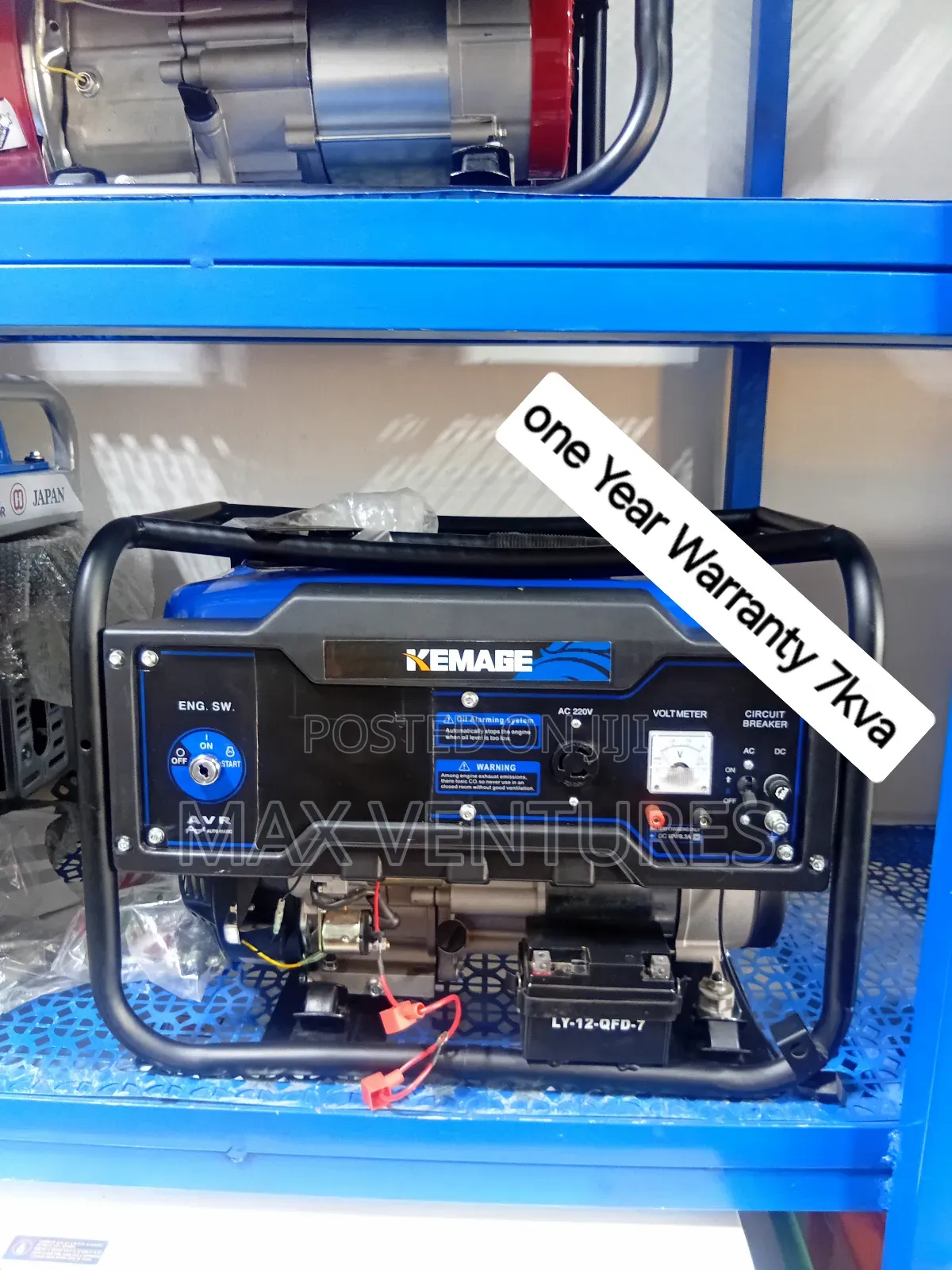7.5kva Kemage Keystart Generator Keystart Generator 7.5kva