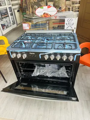 High Quality Ferre Black 5burner Oven Rotisserie Grill
