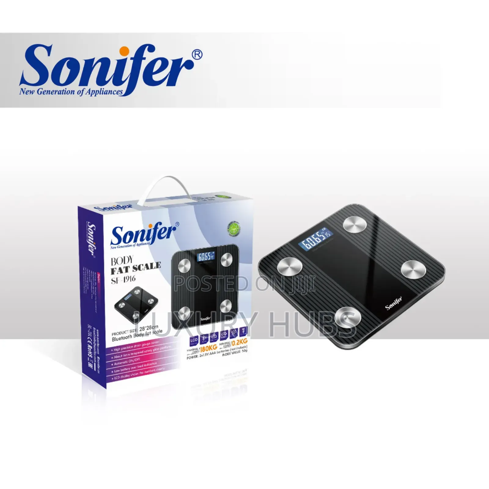 Body Scale (Sonifer, 180kg, Bluetooth)