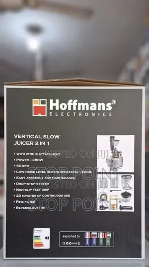 Durable 2-in-1 Slow Juicer