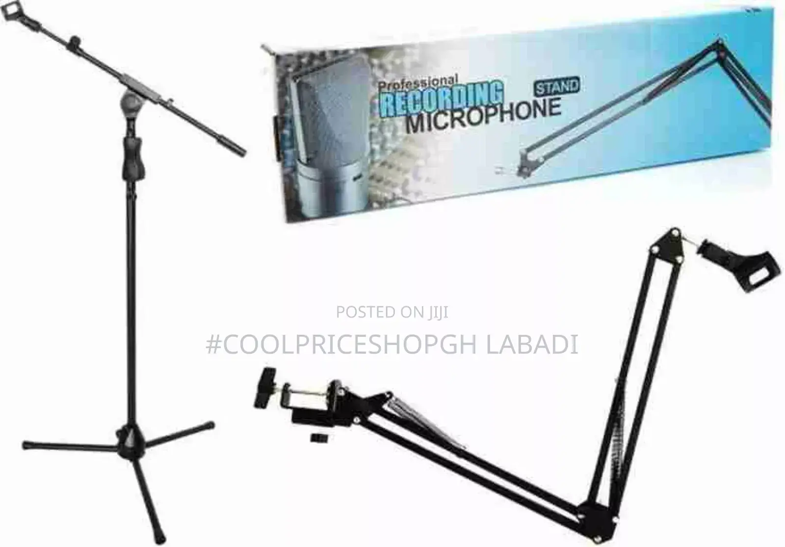 Adjustable Flexible Long Arm Microphone Holder Tripod Stand