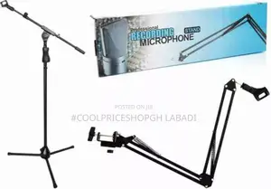 Adjustable Flexible Long Arm Microphone Holder Tripod Stand
