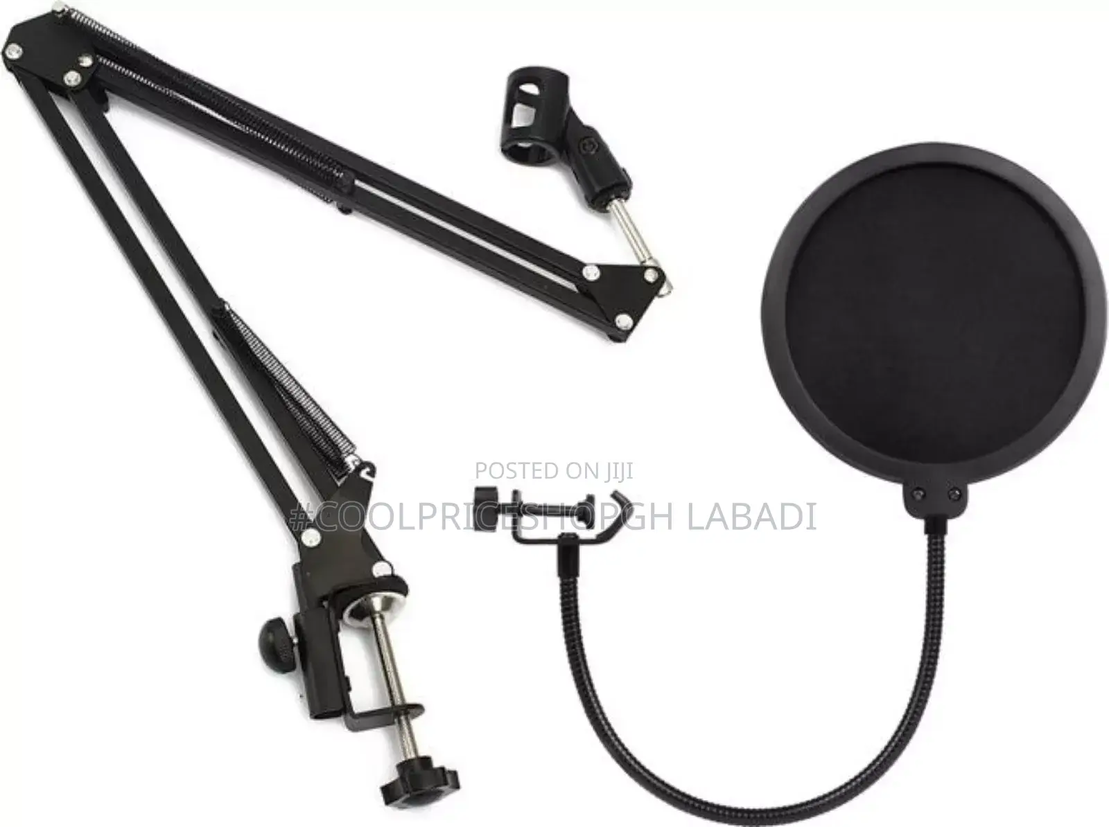 Adjustable Flexible Long Arm Microphone Holder Tripod Stand