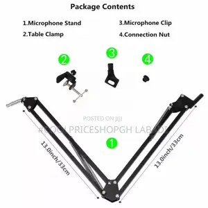 Holders and Stands for Heavy Microphones