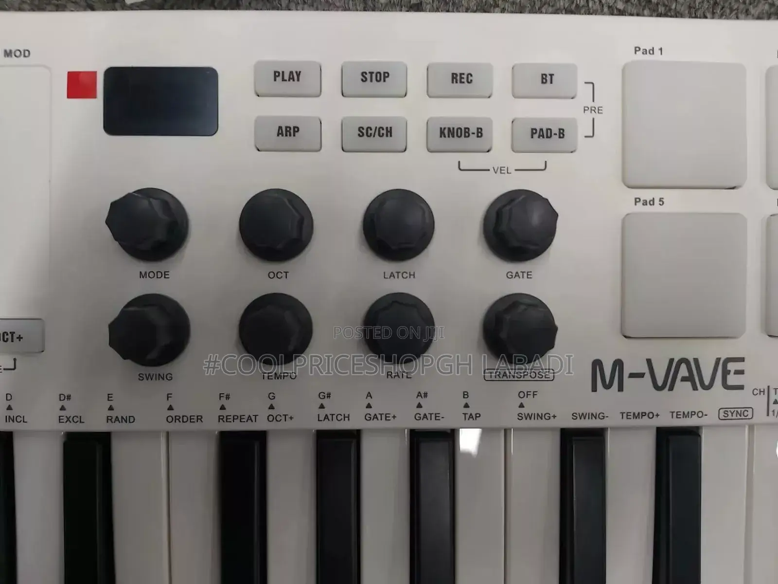 Studio Midi Mixer Keyboard Piano
