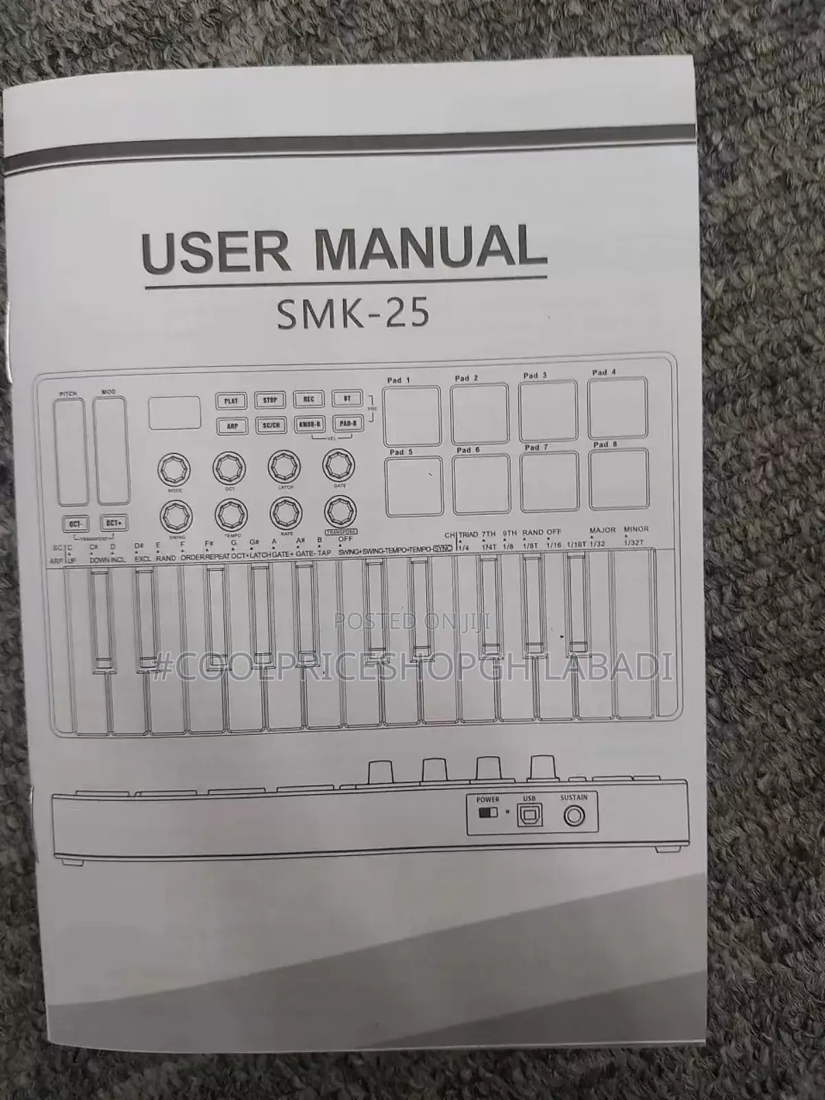 Studio Midi Mixer Keyboard Piano