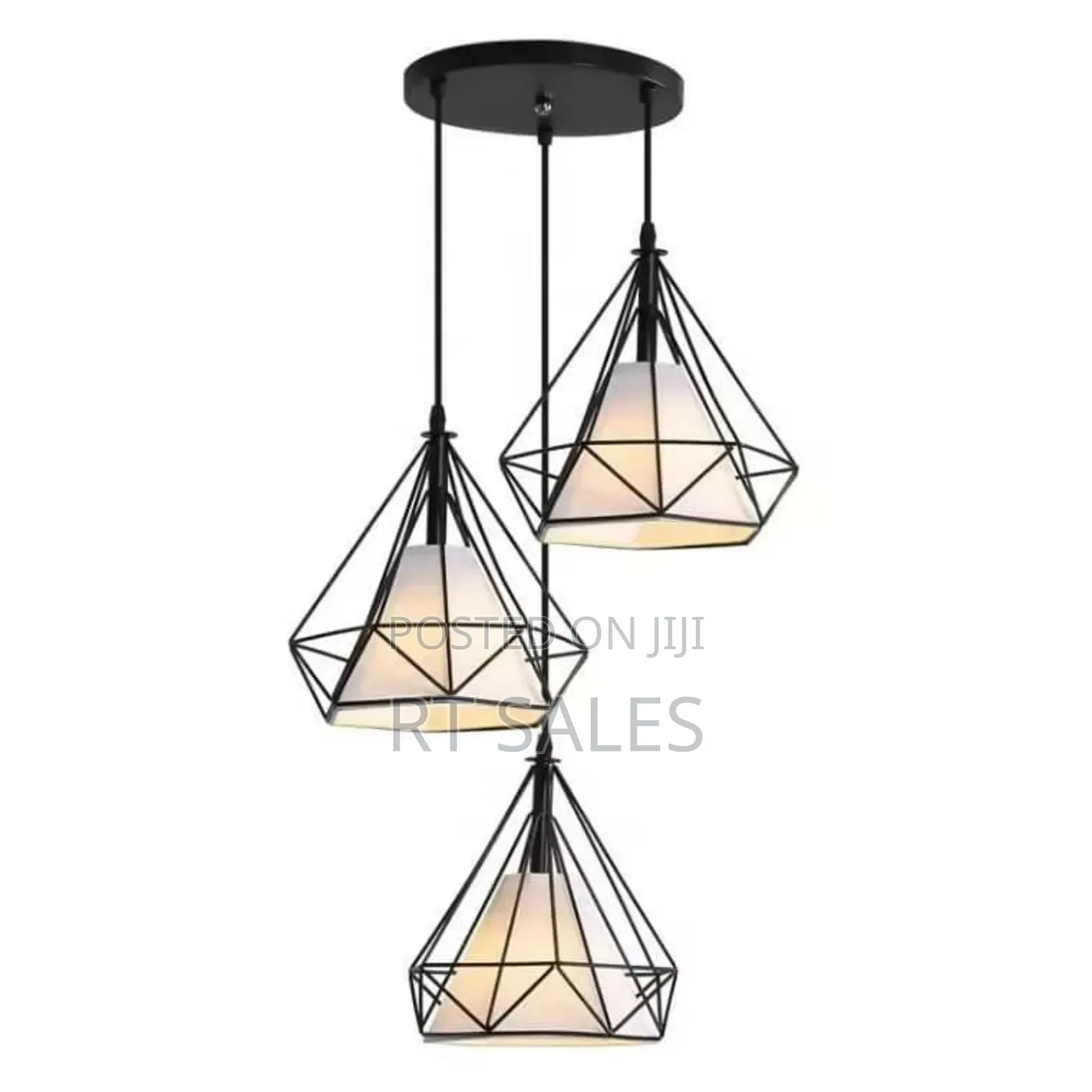 Long and Round Base Pendant Light.