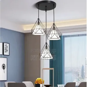 Long and Round Base Pendant Light.