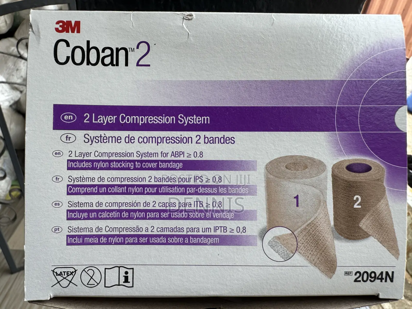 3m Cabon 2 Layer Compression System - Bandage