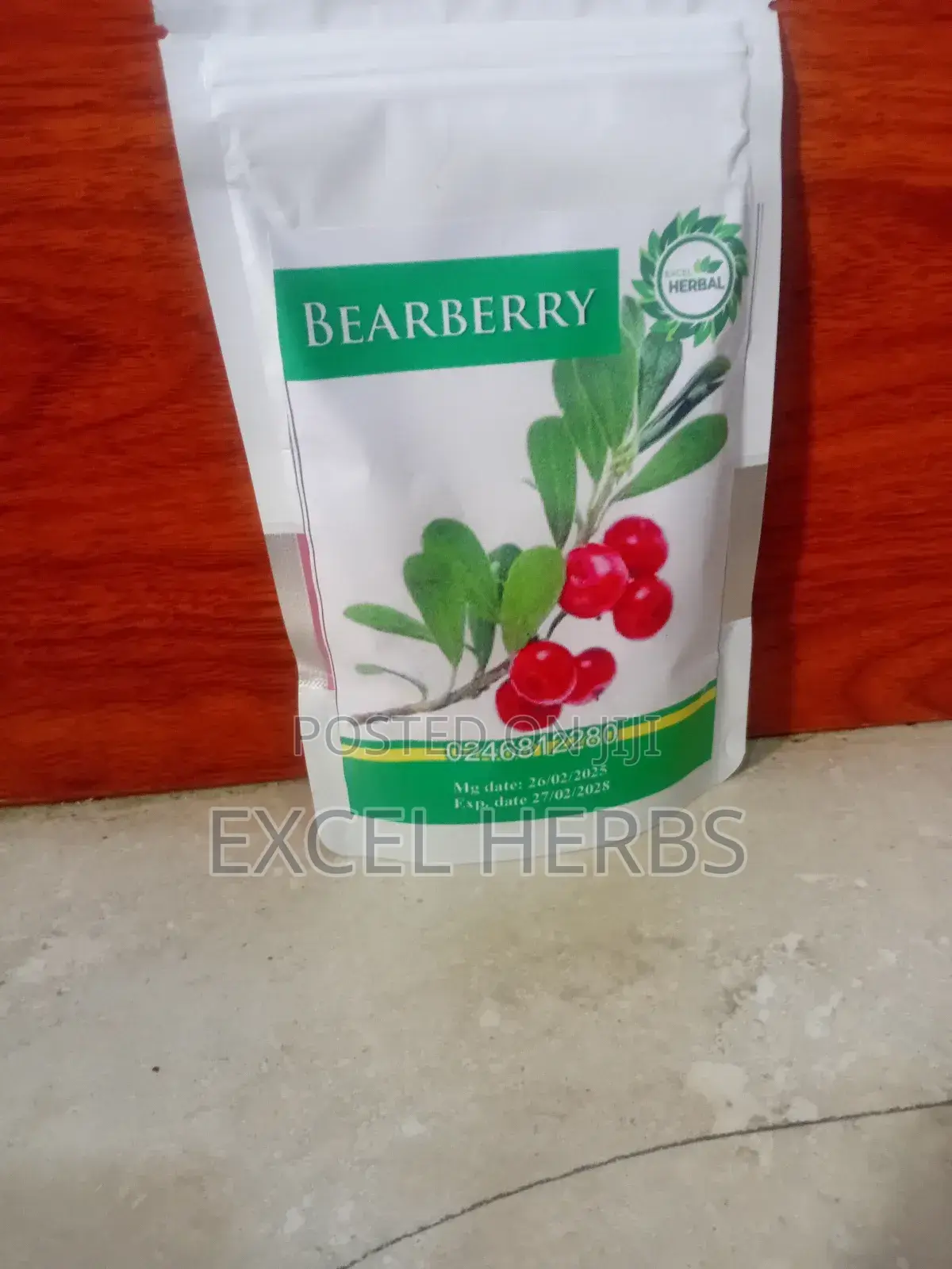 Organic Bear Berry Powder 100g