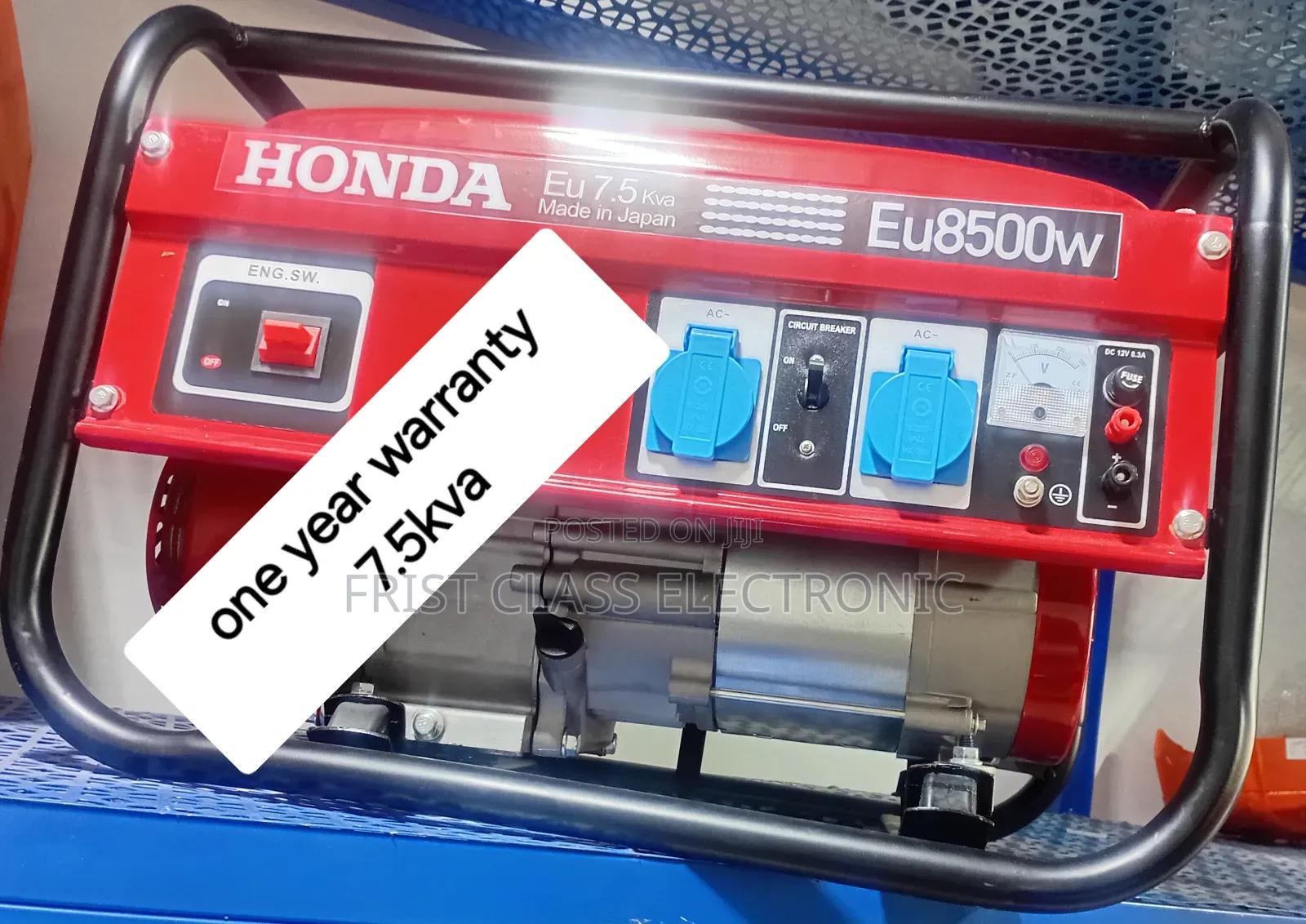 7.5kva Honda Generator With a Capacity of 85000watts