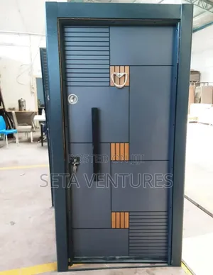 Gray Crafted Heavy One and Half Door
