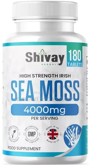 Sea Moss Extract 4000mg Per Serving | 180 Tab 90 Day Supply