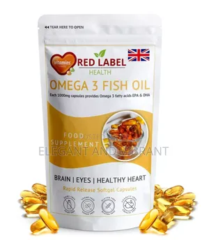 Omega 3 Fish Oil 1000mg Soft Gel Double Strength Epa Dha