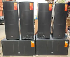 Jac Full Range Ev Double Bass Speakers Setup