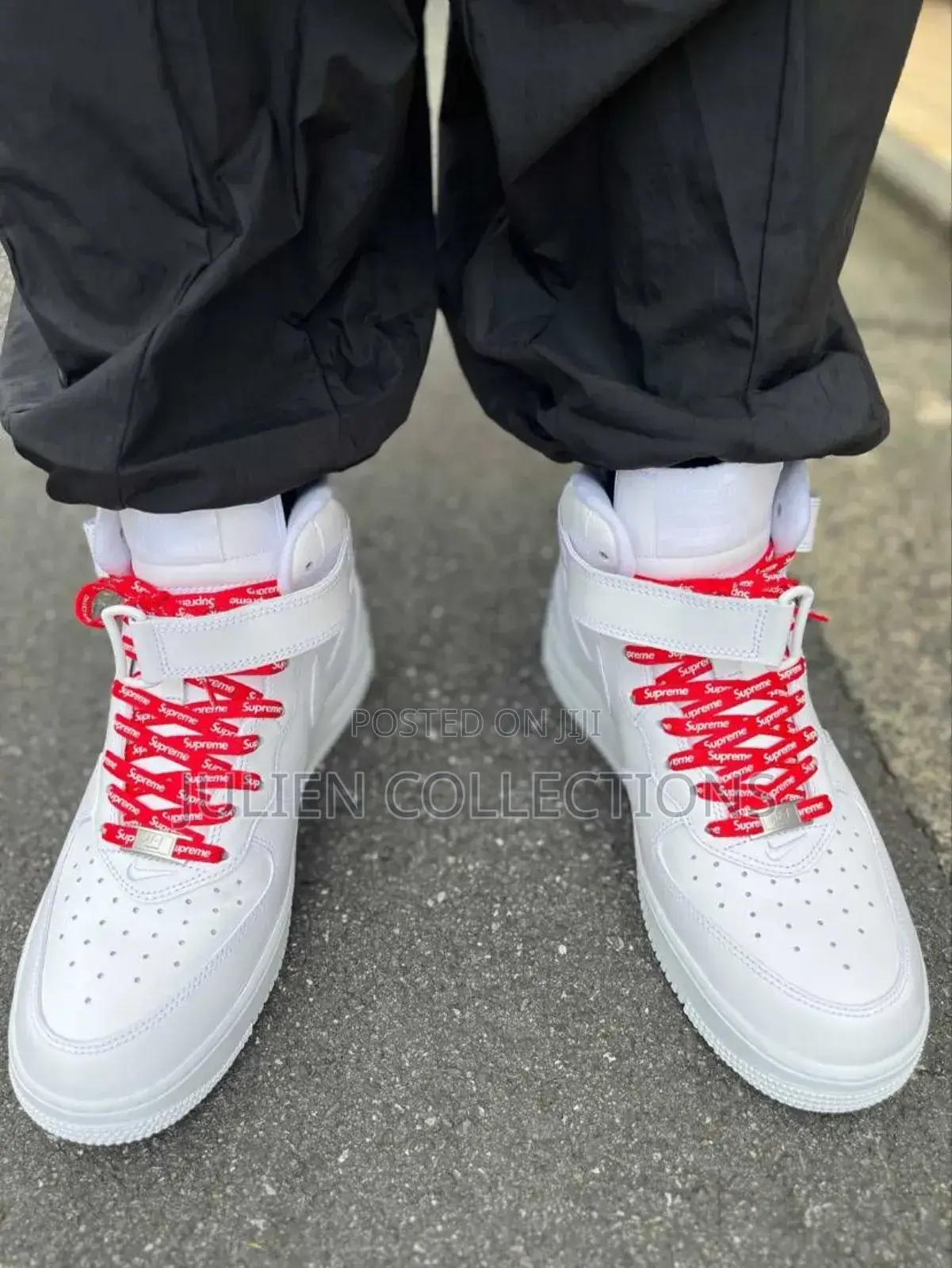 Nike Air Force Supreme White Long