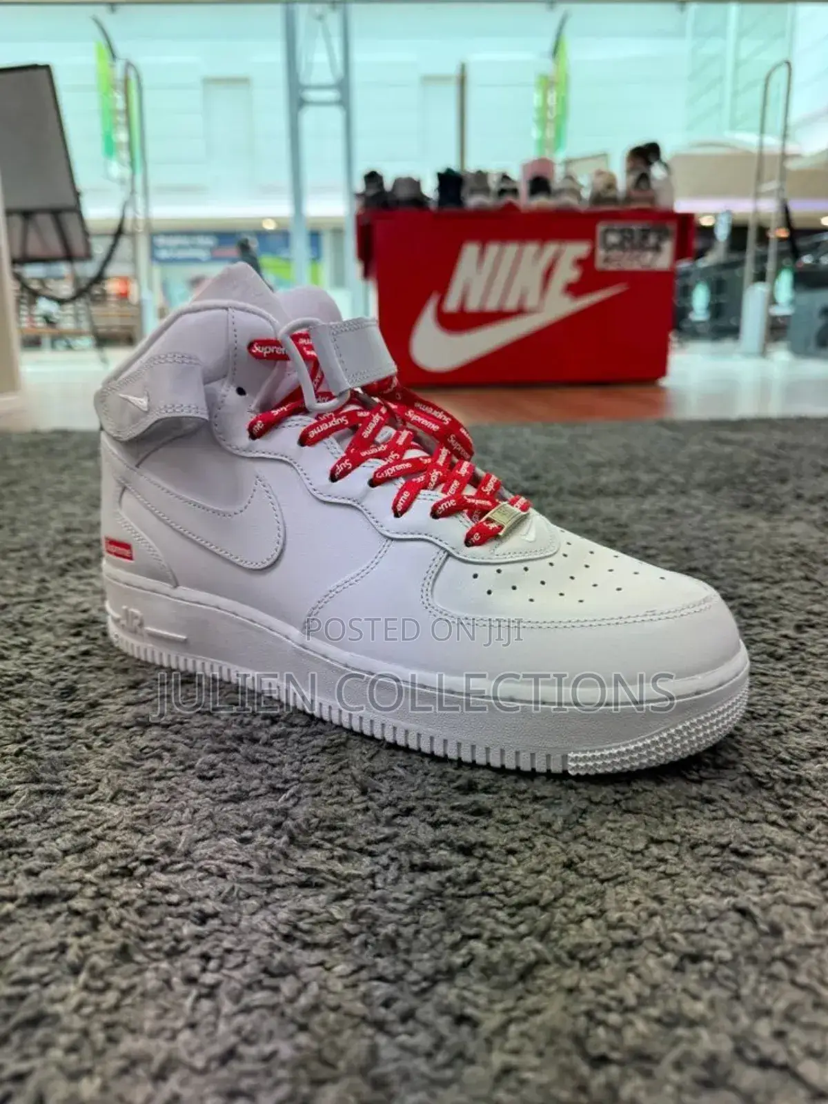 Nike Air Force Supreme White Long