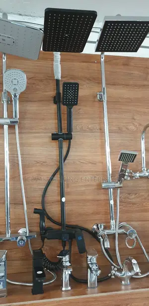 Aluminum Shower - 4 In1 Shower Black