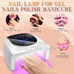 Rechargeable Cordless Uv Led Nail Lamp, 96w