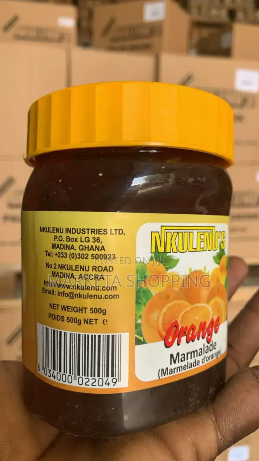 Nkulenu's Orange Marmalade 500gx12