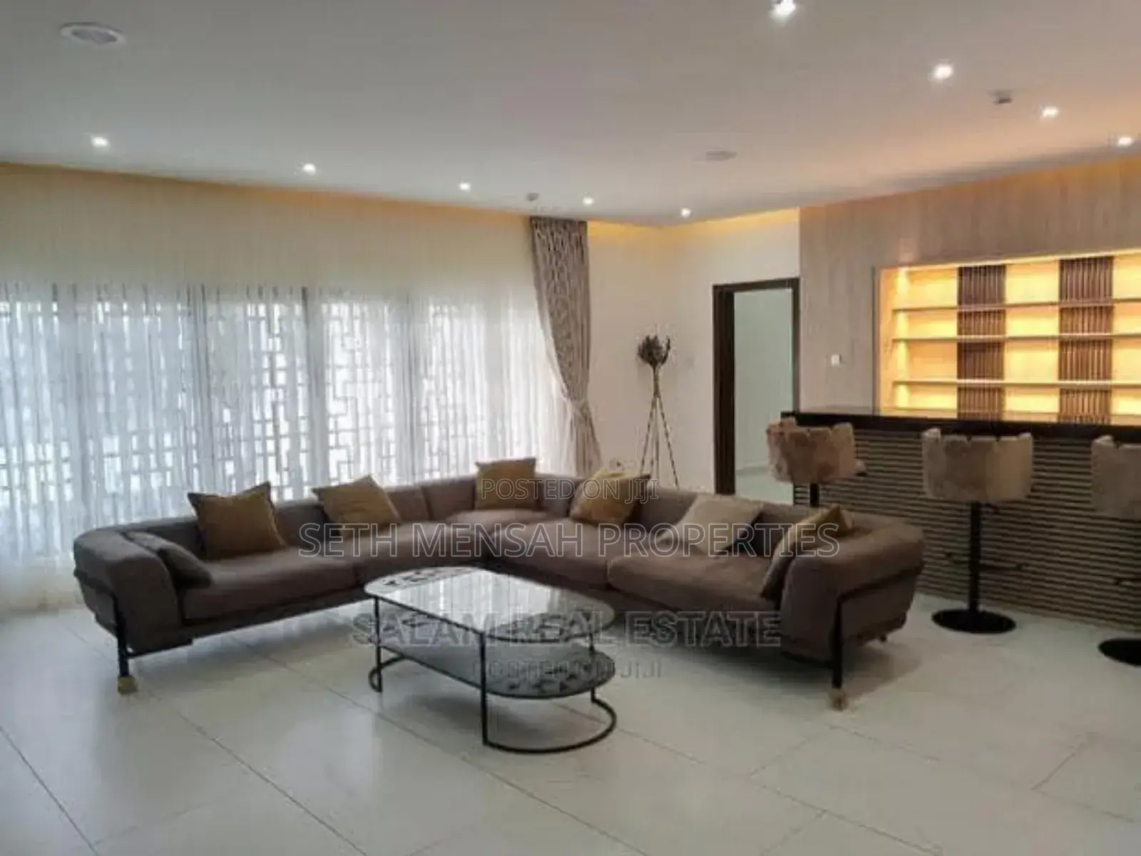 Furnished 2bdrm Duplex in Skm Properties, Labone for rent