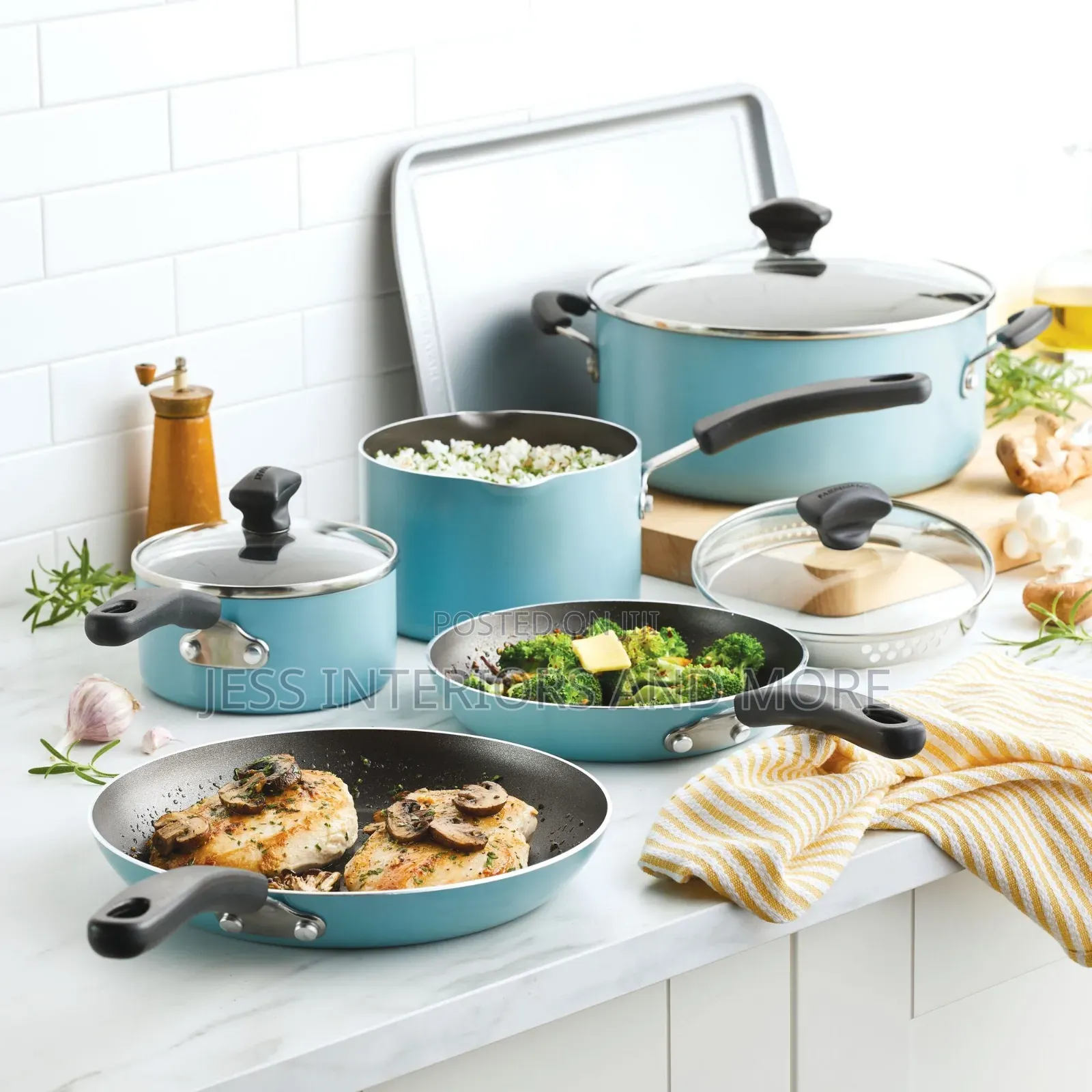 Farberware 15-Piece Nonstick Cookware