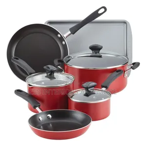 Farberware Nonstick Cookware Set
(Red)